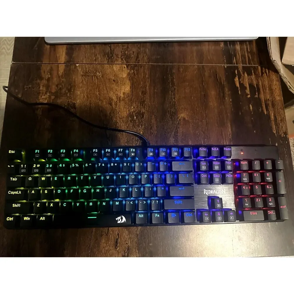 Redragon Gaming Keyboard & Griffin Ultra Wireless Mouse Combo RGB Like New